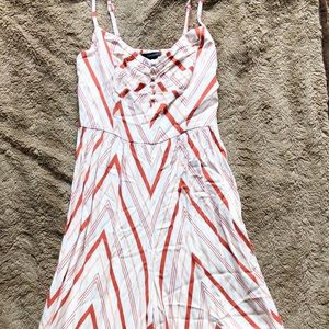 Forever 21 striped jumpsuit